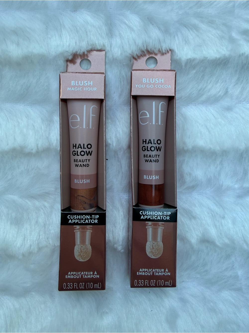 e.l.f. Halo Glow Beauty Wand Blush Duo - Magic Hour & You Go Cocoa